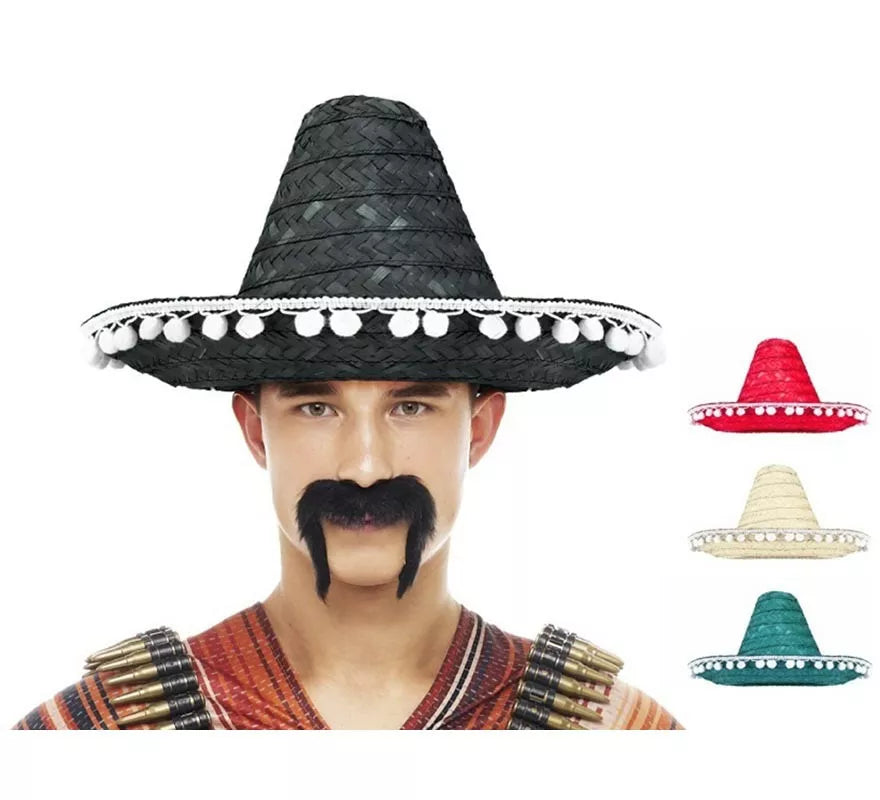 Translation missing: it.Sombrero Mexicano Liso adulto colores surtidos