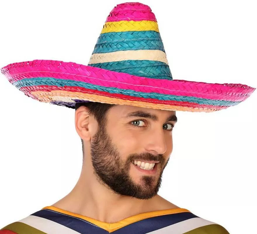 Translation missing: es.Sombrero Mexicano Multicolor de 50 cm de diámetro