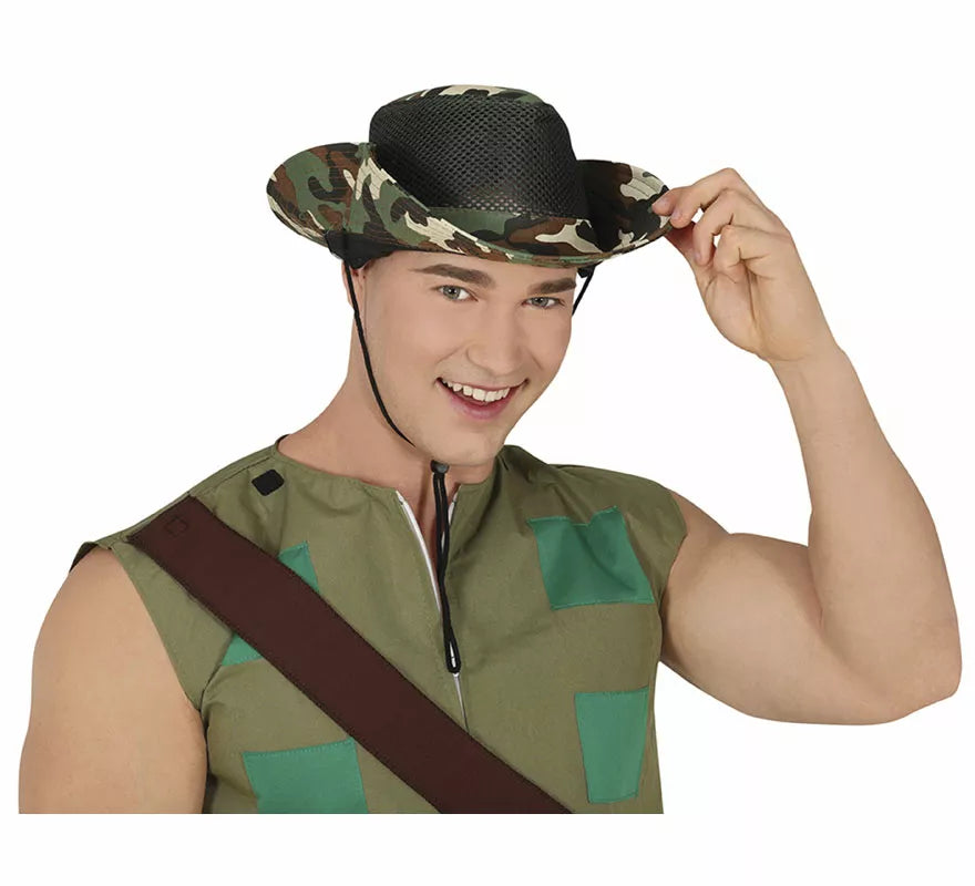 Translation missing: it.Sombrero Militar con rejilla adulto