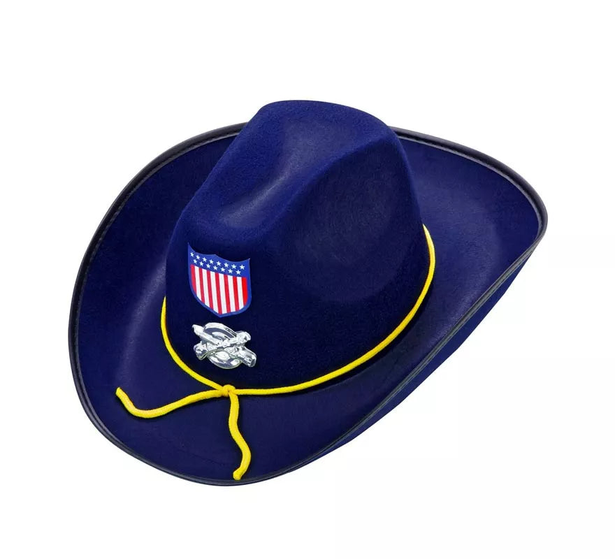 Translation missing: es.Sombrero Soldado Unionista Nordista Americano de fieltro adulto