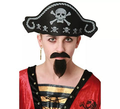 Cappello da pirata con teschi eva