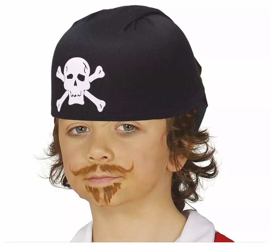Translation missing: it.Sombrero Pirata Negro de Tela Infantil
