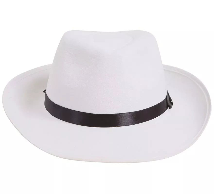 Translation missing: es.Sombrero Rey del pop blanco