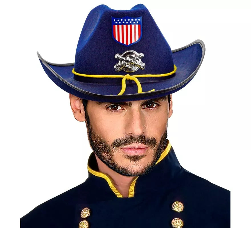 Translation missing: es.Sombrero Soldado Unionista Nordista Americano de fieltro adulto
