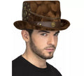 Sombrero Steampunk Marrón con cadena