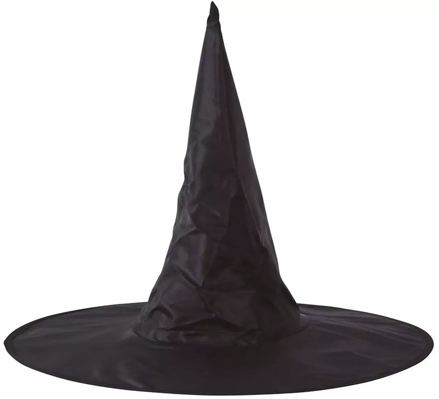 Sombrero Tela Bruja Negro Económico.