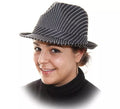 Sombrero Trilby de Gánster a Rayas