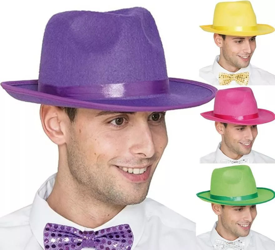 Translation missing: it.Sombrero Trilby de Gánster de Fieltro en varios colores