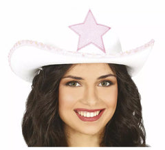 Sombrero Vaquero Blanco con Estrella