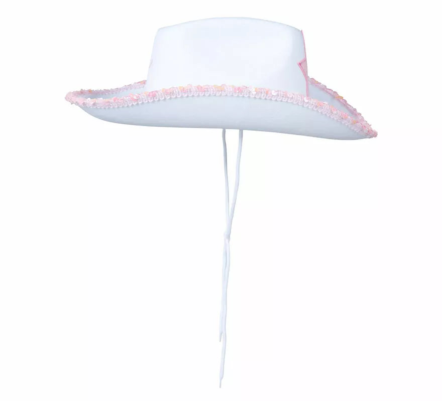 Translation missing: es.Sombrero Vaquero Blanco con Estrella