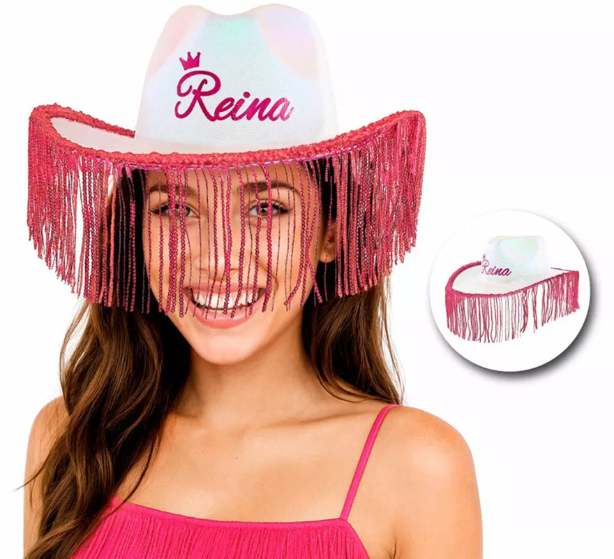 Translation missing: es.Sombrero Vaquero con Flecos 'Reina'