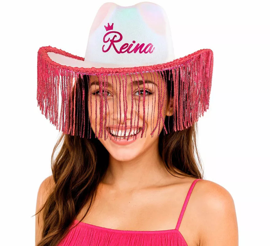 Translation missing: es.Sombrero Vaquero con Flecos 'Reina'