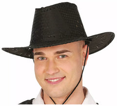 Cappello da cowboy per adulto con paillettes in vari colori