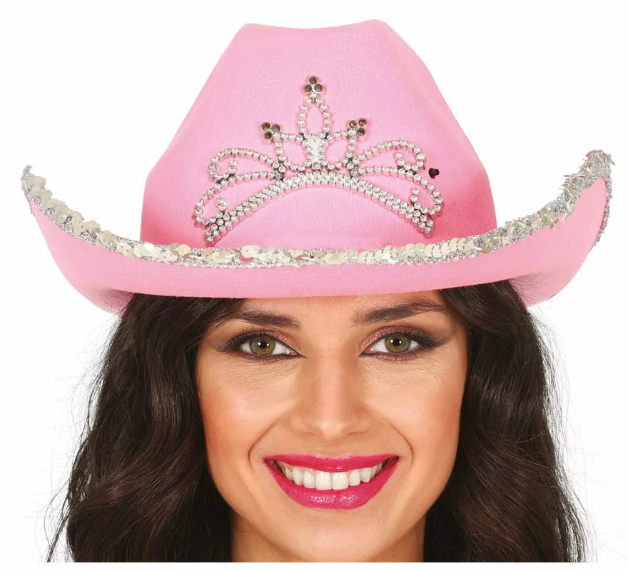 Translation missing: it.Sombrero Vaquero de fieltro en varios colores adulto