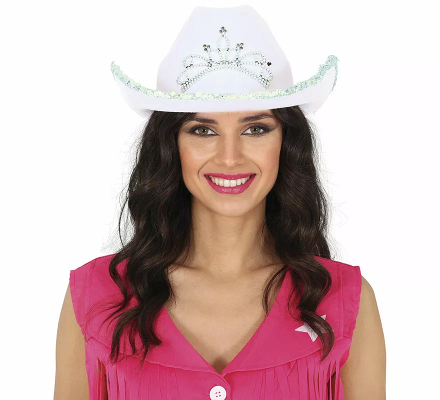 Translation missing: it.Sombrero Vaquero de fieltro en varios colores adulto