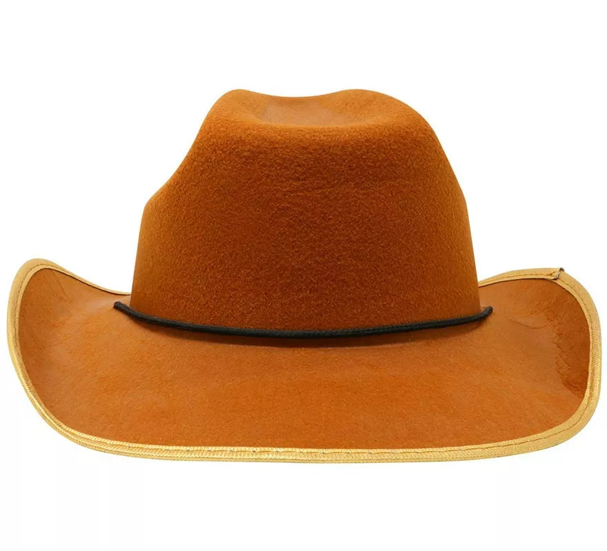 Sombrero Vaquero de fieltro marrón