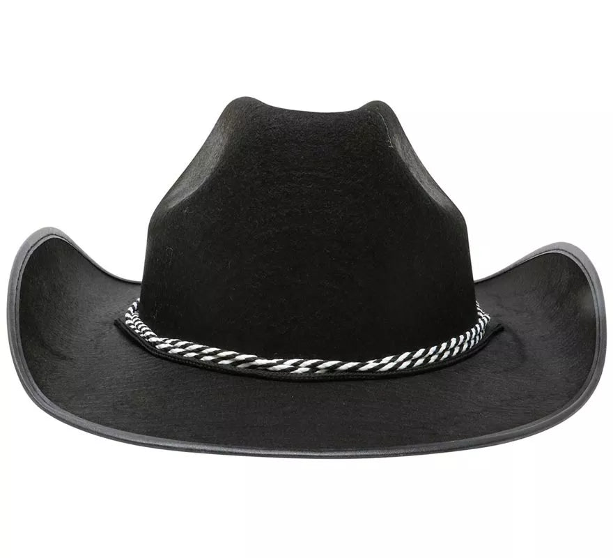 Sombrero Vaquero de fieltro negro