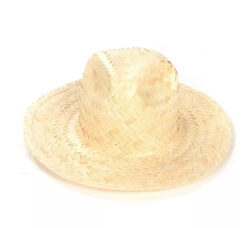 Translation missing: es.Sombrero Vaquero de Paja natural adulto