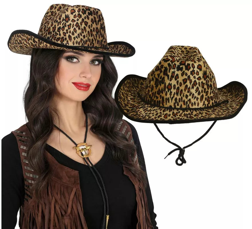 Translation missing: it.Sombrero Vaquero Leopardo adultos