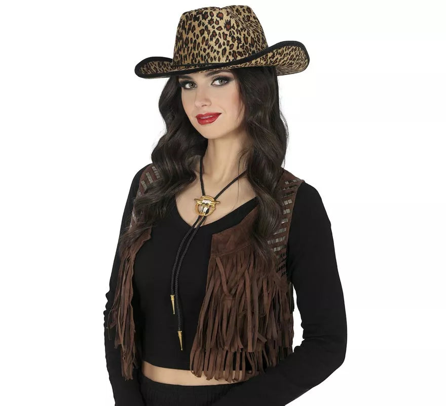 Translation missing: it.Sombrero Vaquero Leopardo adultos