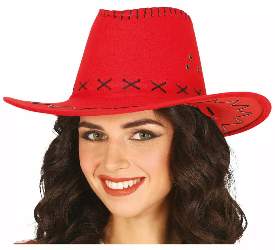 Translation missing: it.Sombrero Vaquero Similpiel en varios colores adulto