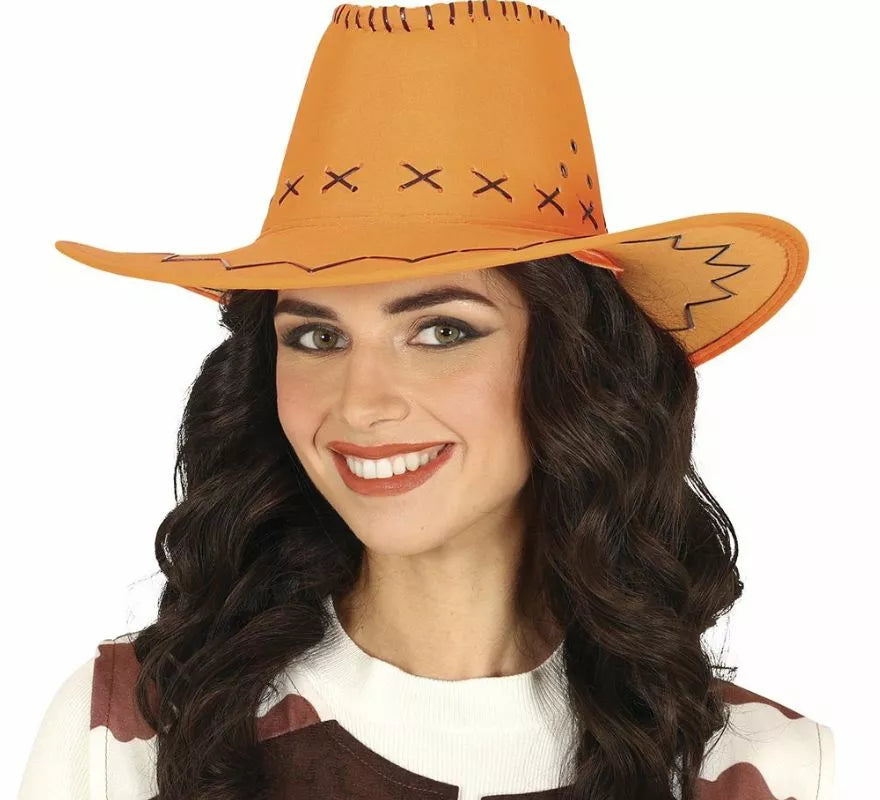 Translation missing: it.Sombrero Vaquero Similpiel en varios colores adulto