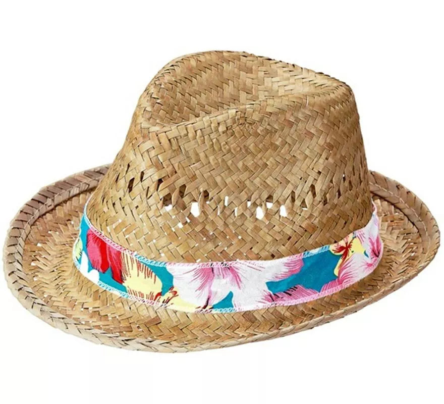 Translation missing: it.Sombrero Veraniego con Cinta de Flores para adultos