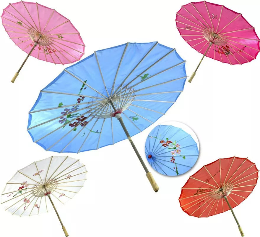 Translation missing: it.Sombrilla China de Flores de 85x52 cm en varios colores