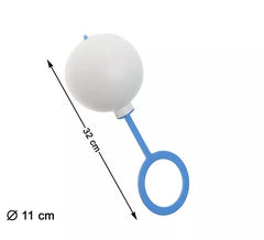 Rattle 32 x 15 cm Blu