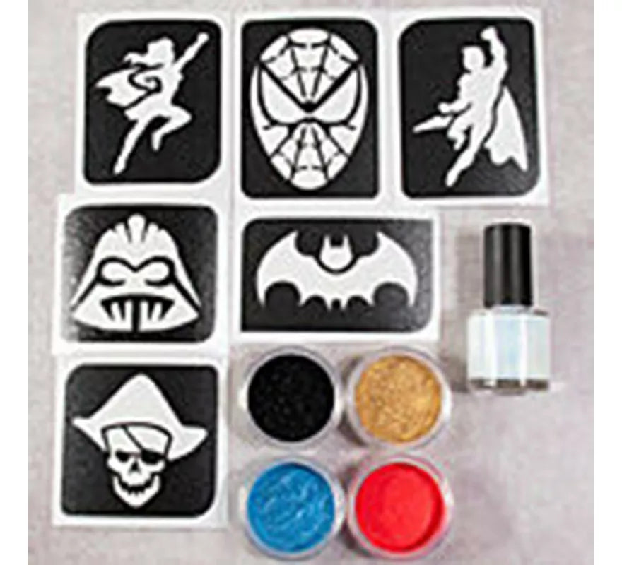 Translation missing: it.Sparkling Powder o Polvos Brillantes Hero 4x5 ml + Fix Gel