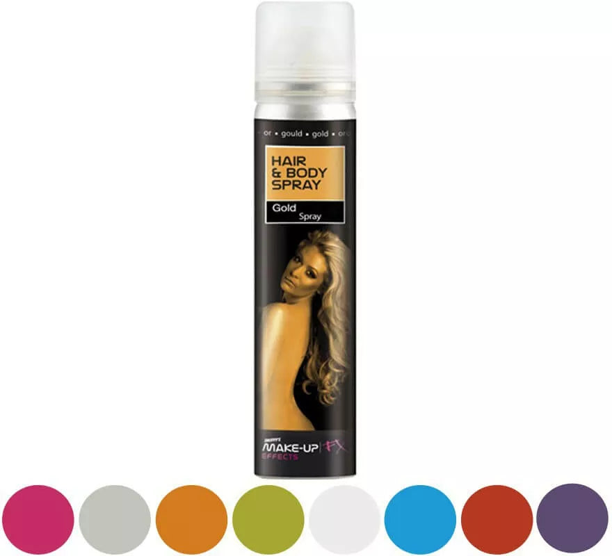 Translation missing: es.Spray Pintura Cuerpo y Cabello fluorescente en varios colores