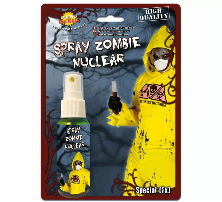 Translation missing: it.Spray Sangre Zombie nuclear de color verde