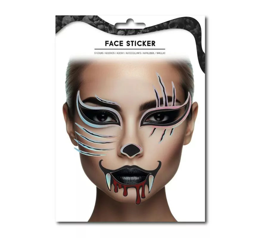 Translation missing: it.Sticker Facial Fashion Felina sangrienta