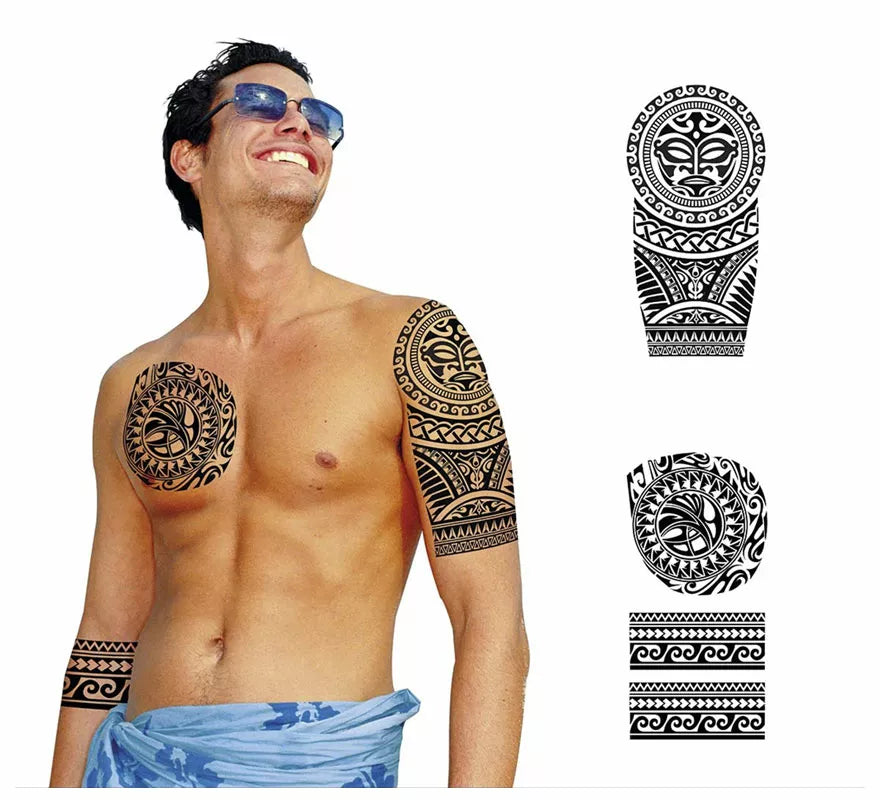 Translation missing: es.Tattoos Negro de Figuras Circulares