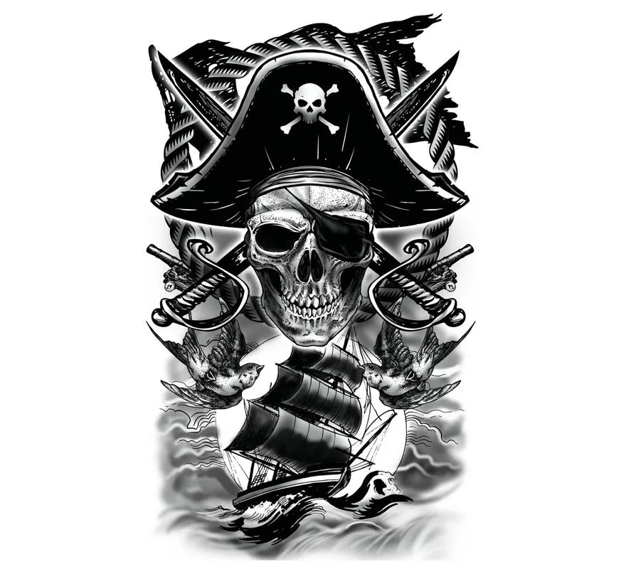 Translation missing: it.Tatuaje de Calavera Pirata