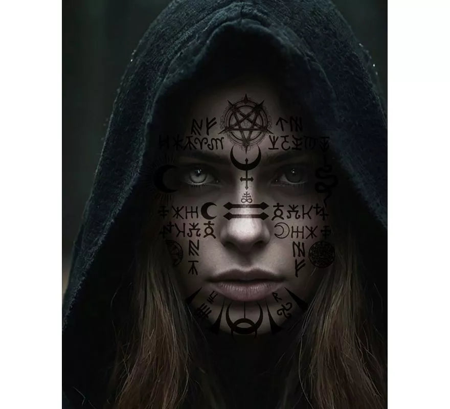 Translation missing: it.Tatuaje de Satánico Facial