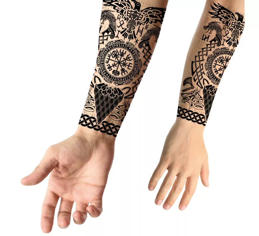 Translation missing: it.Tatuaje de Vikingo con Símbolos