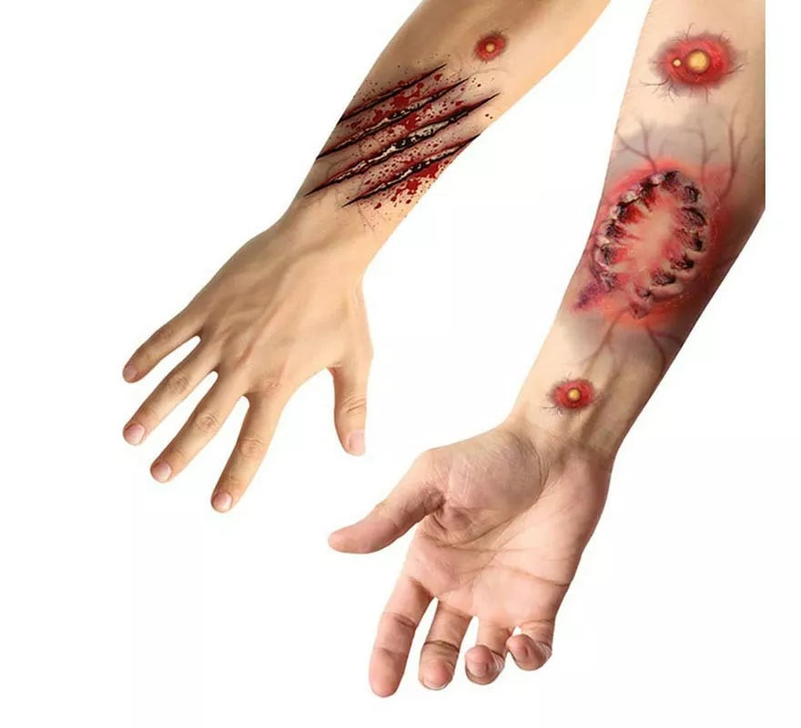 Translation missing: es.Tatuajes Adhesivos de Heridas Mordisco