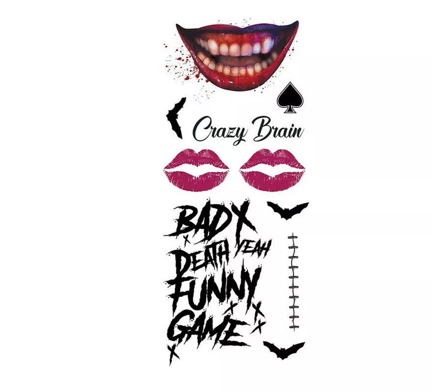 Translation missing: it.Tatuajes de Mr Smile de 30x14 cm