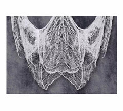 Tessuto Decorativo Bianco 200X500 cm