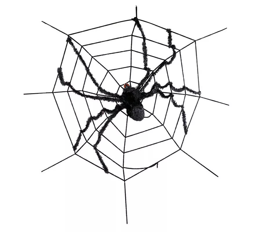 Translation missing: it.Telaraña con Araña Gigante de 180X180 cm
