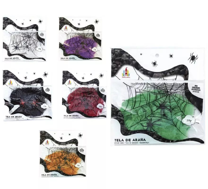 Translation missing: es.Telaraña con arañas de 20 g en varios colores