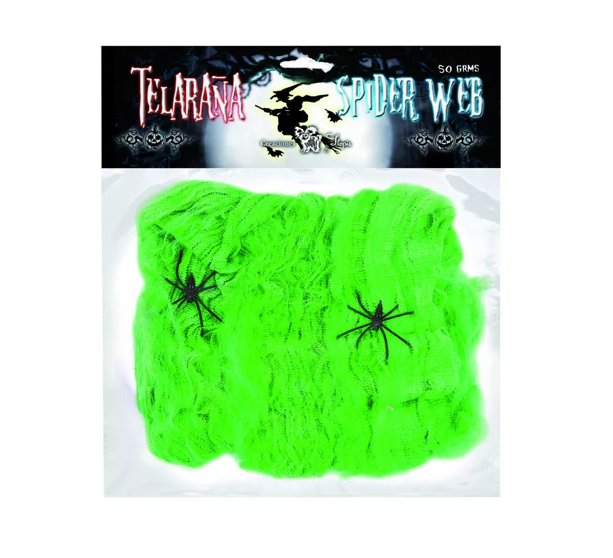 Translation missing: it.Telaraña de 20 gr con 2 Arañas de colores surtidos