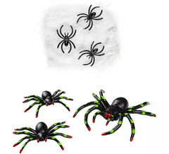 Ragnatela da 50 g con 3 ragni