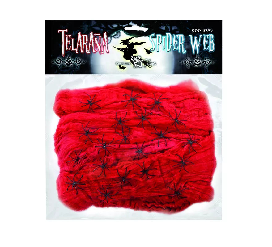 Translation missing: it.Telaraña de 500 gr con 20 Arañas de colores surtidos