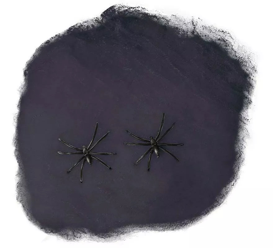 Translation missing: it.Telaraña negra de 60 gr. para decoración Halloween
