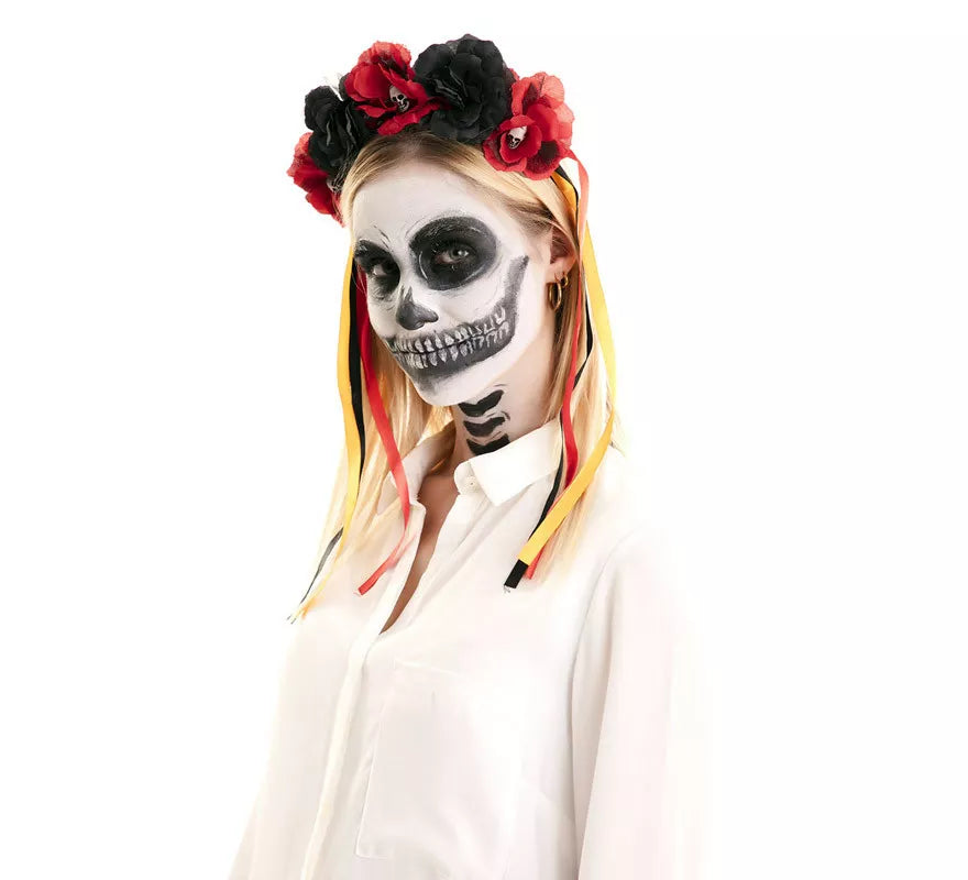 Translation missing: it.Tiara con Rosas del Día de los Muertos