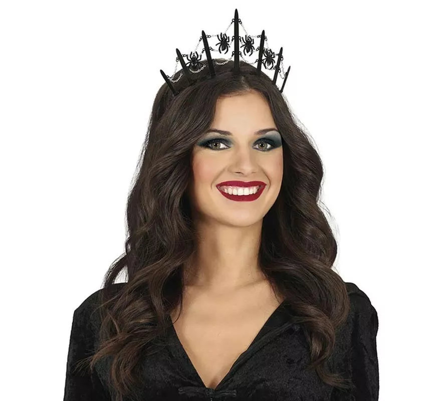 Translation missing: it.Tiara Metálica de Arañas negras