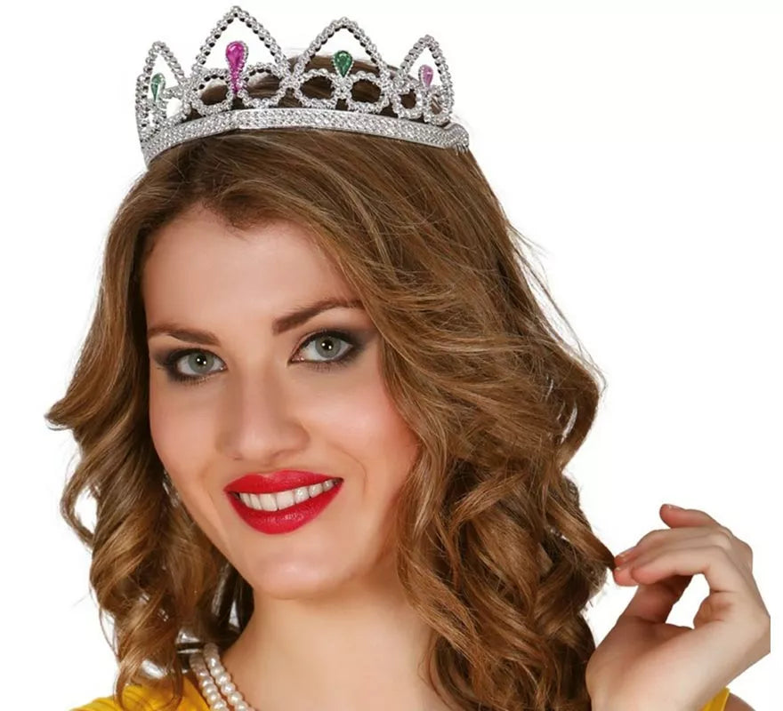 Translation missing: it.Tiara o Diadema de color plata