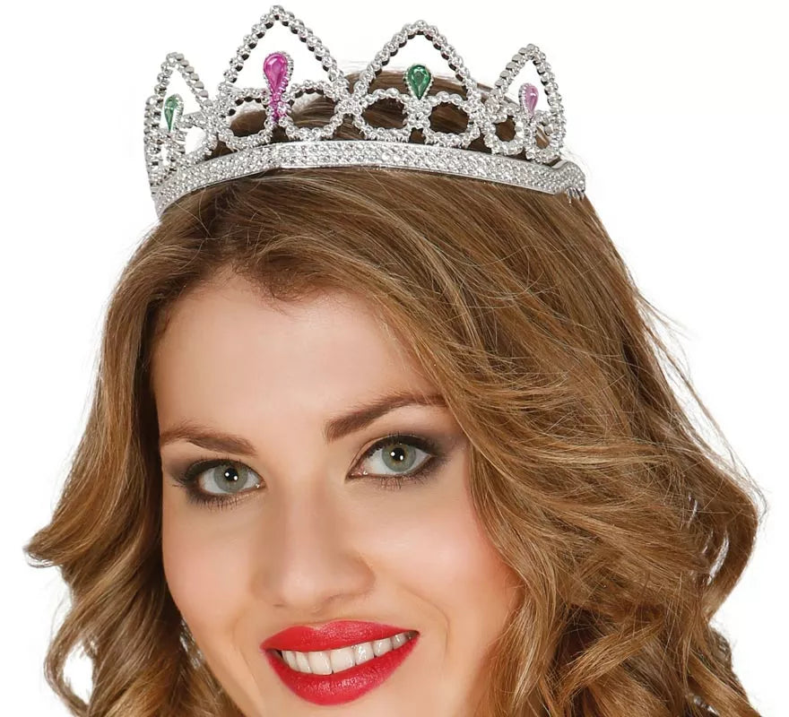 Translation missing: it.Tiara o Diadema de color plata